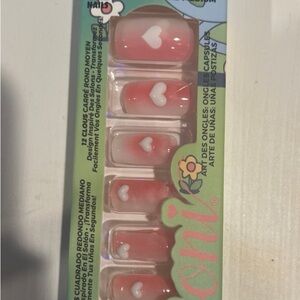 Ioni Glow Getter Nail Tips with hearts